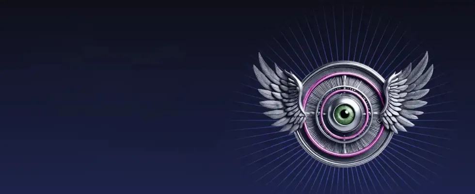 God Of Wins Casino welcome bonus banner with golden coins and ancient Greek theme